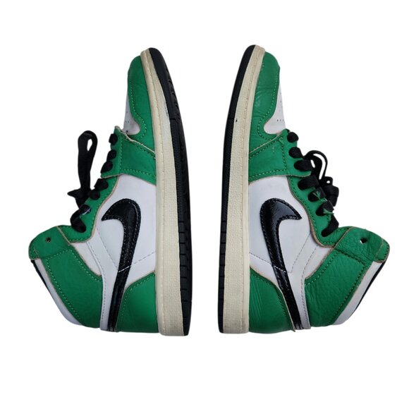 Nike Air Jordan 1 Retro High Lucky Green White CU0449-300 Sneakers Shoes 1.5Y - Picture 8 of 10